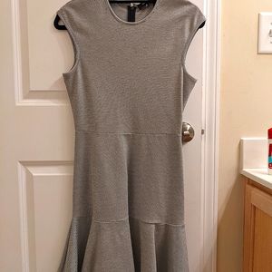 Theory Fitted Knit Cap sleeve dress